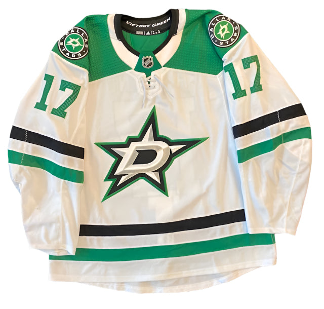 Nick Caamano 20/21 Away Set 2 Game Worn Jersey in White - Front View