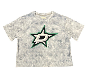 DALLAS STARS CERTO SHORT SLEEVE CROPPED TEE FRONT VIEW
