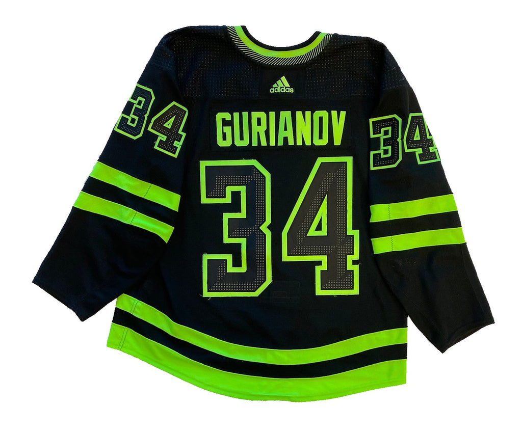 Third Jersey Dallas Stars Neon Green Jersey Neon Green Hockey