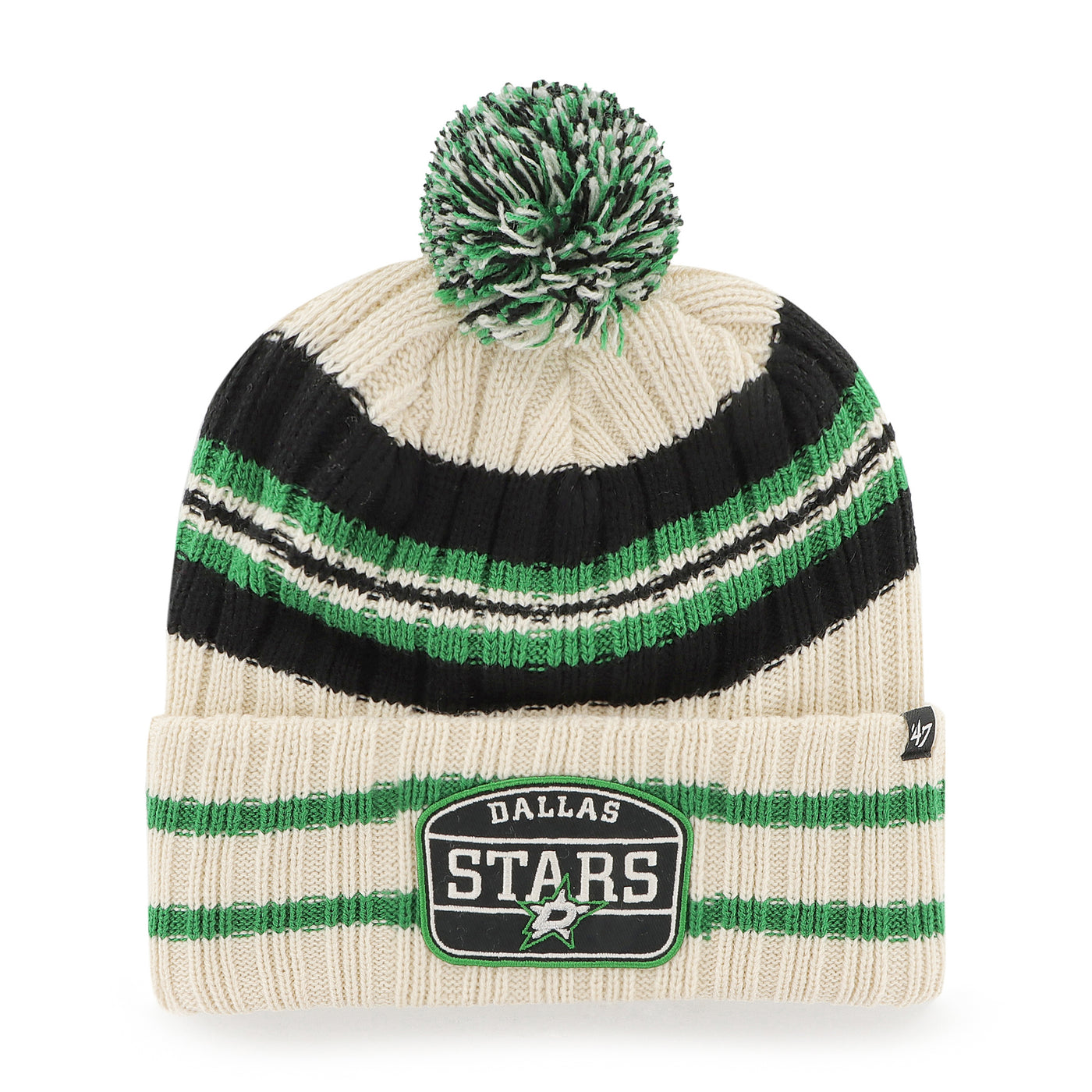 DALLAS STARS 47' BRAND HONE PATCH CUFF KNIT - Front View