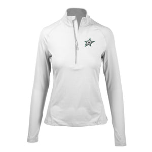 Dallas Stars Levelwear Women's Insignia Energy Jacket in White - Front View