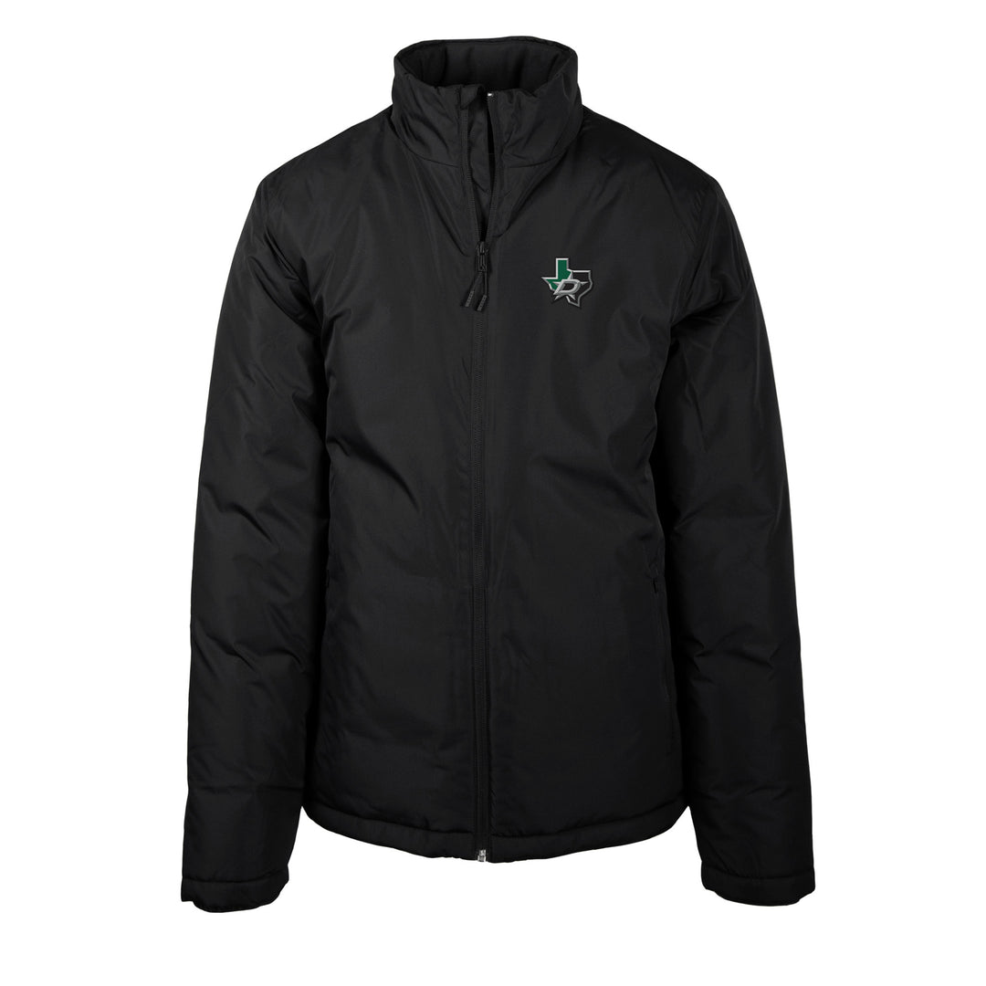 Dallas Stars Levelwear Resolute Full Zip Jacket in Black - Front View