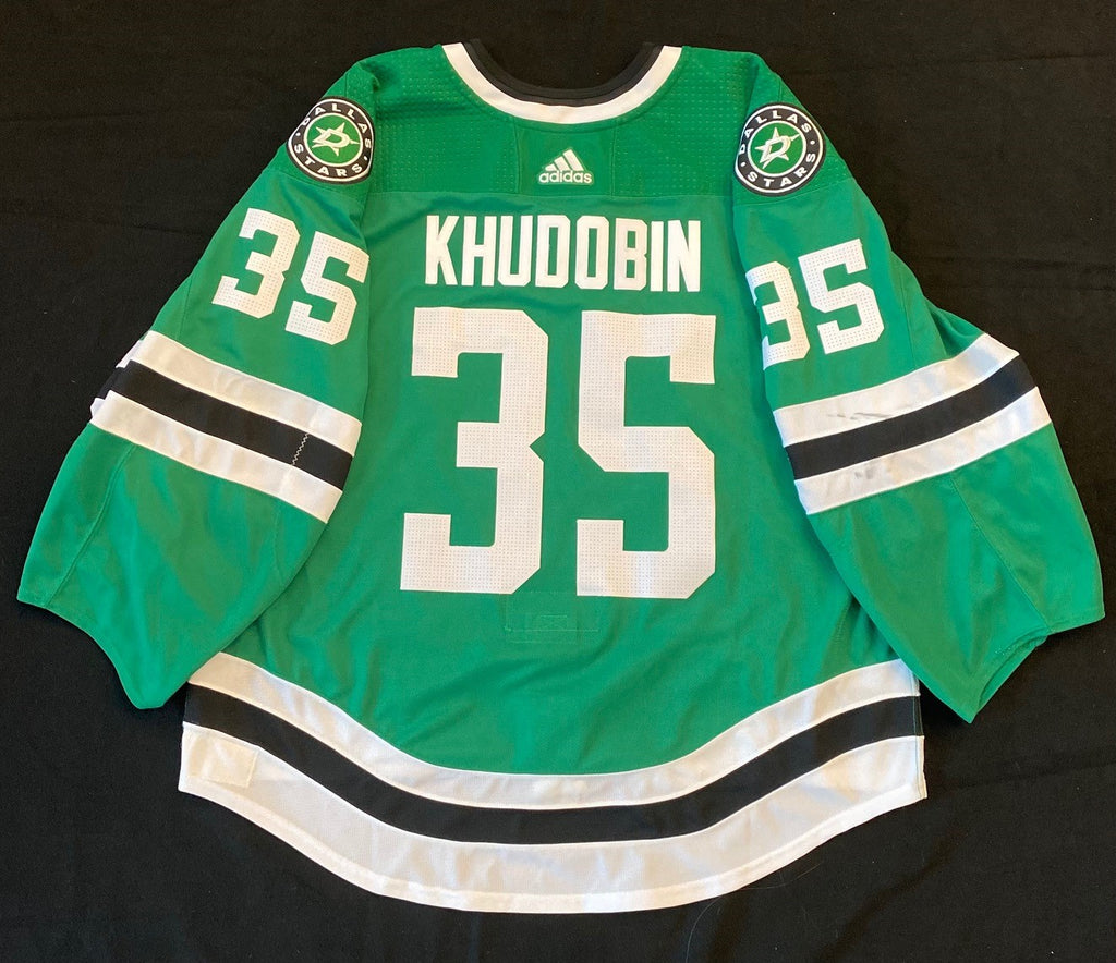 Anton Khudobin Bruins — Game Worn Goalie Jerseys