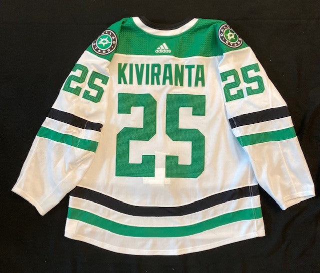 No25 Joel Kiviranta Green Salute to Service 2020 Stanley Cup Final Jersey