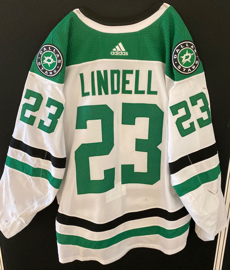 ESA LINDELL 20/21 AWAY SET 3 GAME WORN JERSEY – Hangar Hockey