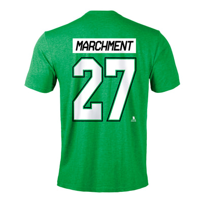 Dallas Stars Levelwear Mason Marchment Name & Number Tee- Back