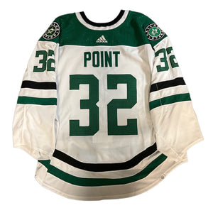 DALLAS STARS TEAM ISSUED COLTON POINT AWAY JERSEY - BACK VIEW