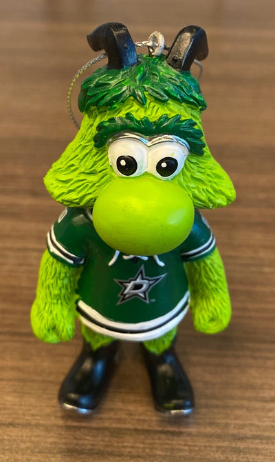 Dallas Stars Foco Mascot Ornament - Top View