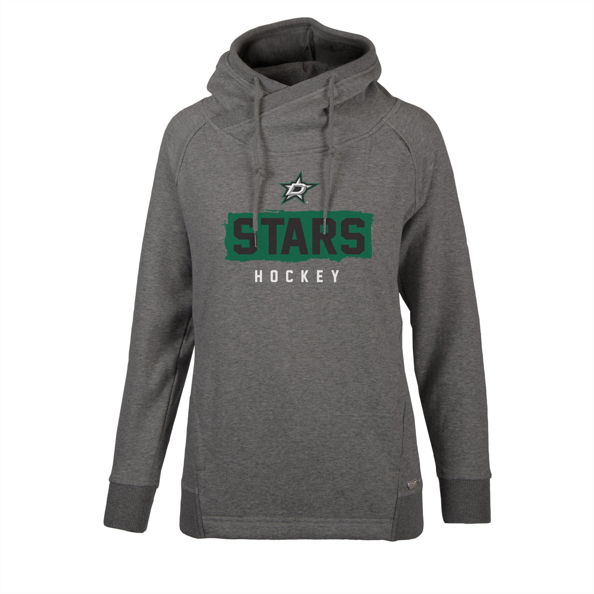 Dallas Stars Levelwear Women's Warped Frolic Hoody in Gray - Front View