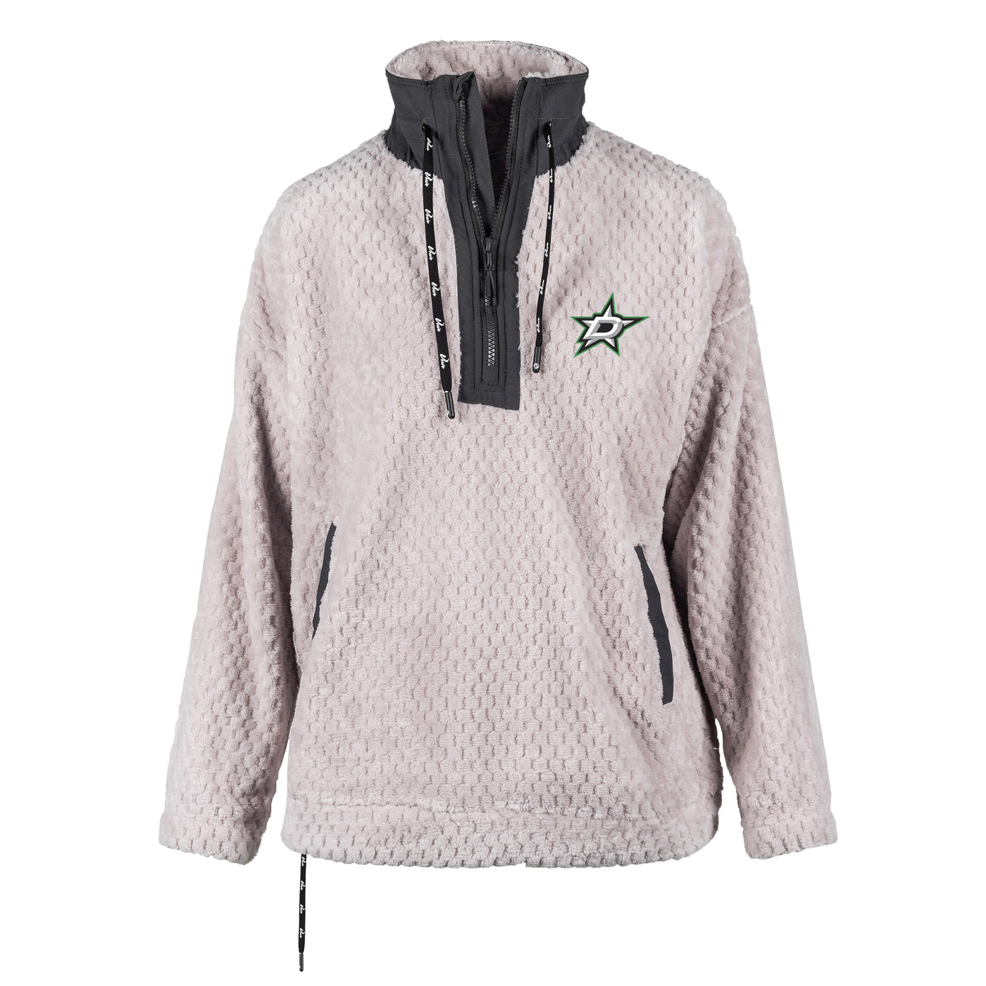 DALLAS STARS WOMENS LEVELWEAR NEO 1/2 ZIP JACKET - Front View