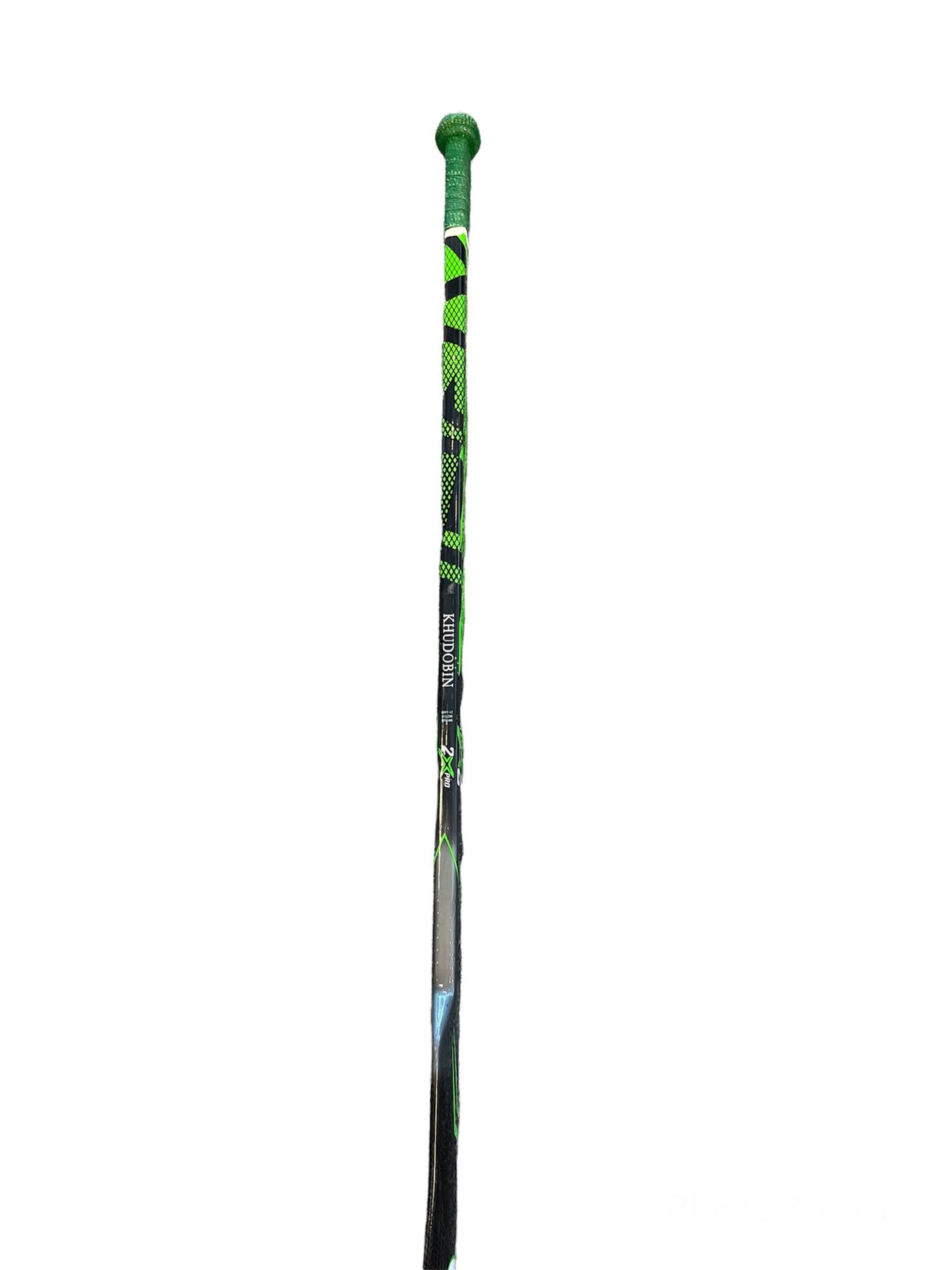 anton khudobin game used goalie stick handle