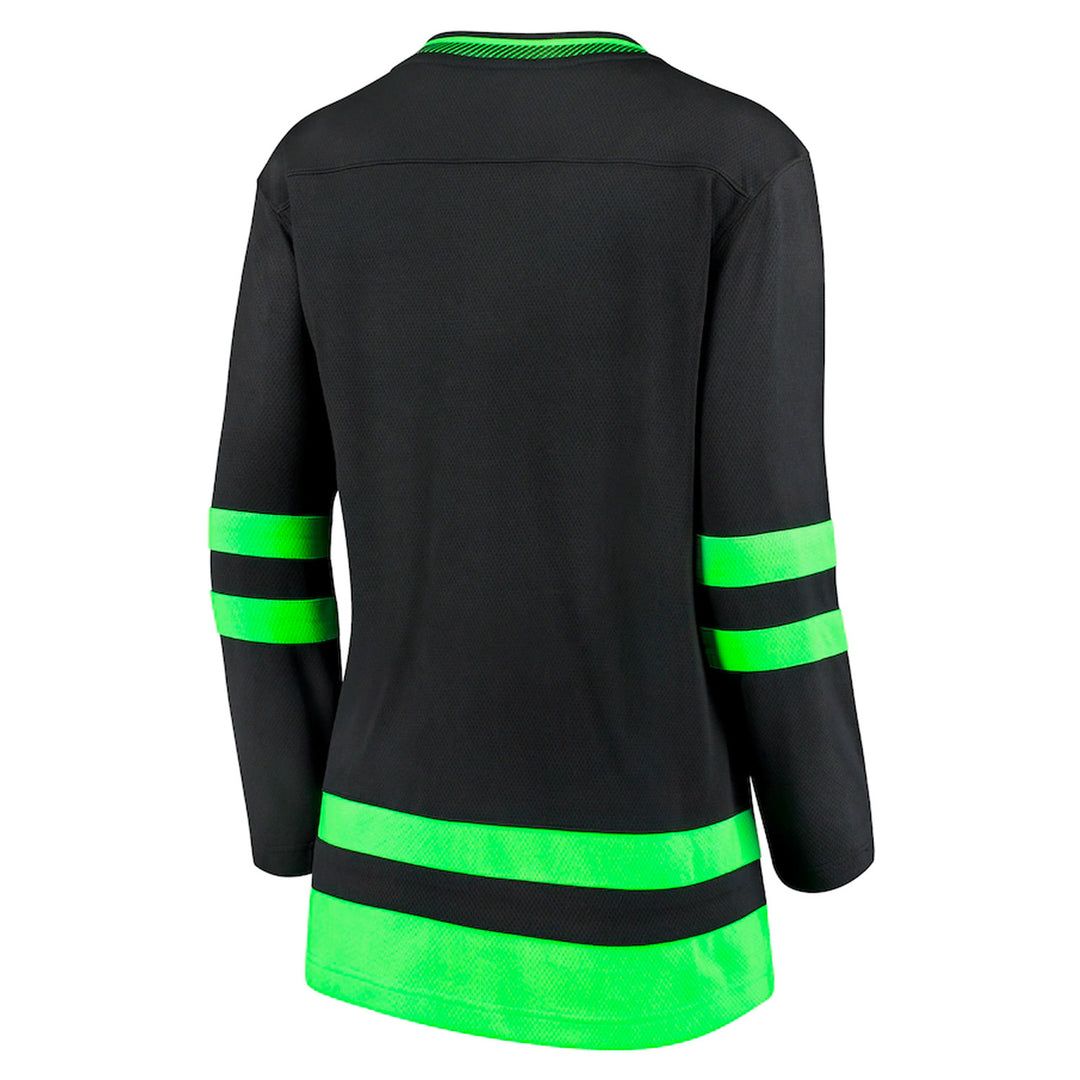 DALLAS STARS WOMEN'S FANATICS BLACKOUT 3RD REPLICA JERSEY BACK 